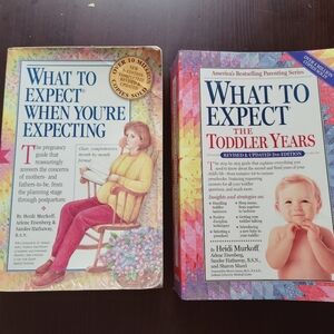 BOOKS Bundle (2) Books WTEP When Expecting/The Toddler Years